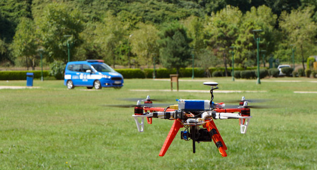 Başakşehir’de kaçak yapılara dronlu mücadele